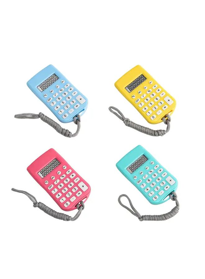 Yellow Portable Calculator With Large Anti Mistake Buttons HD Screen For Exams Office Use - Image 5