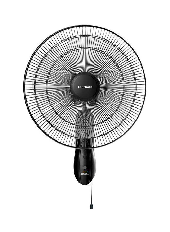 TORNADO Wall Fan 16 inch, 4 Blades TWF-16 Black - Image 1