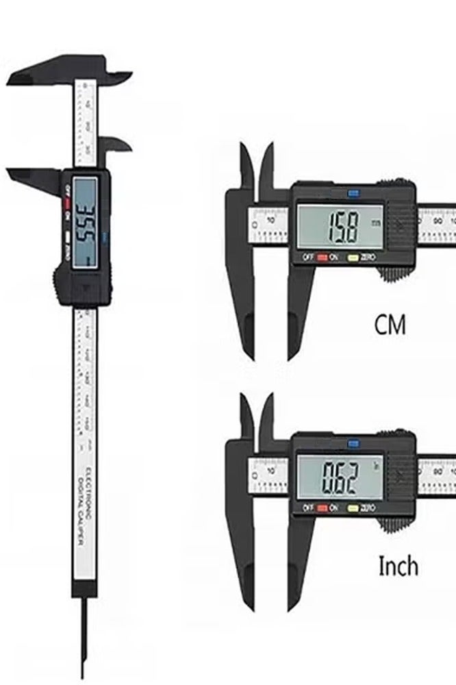 6 بوصة 150mm الإلكترونية الرقمية vernier كاليبر، مناسبة للاستخدام اليومي والمهني - Image 4