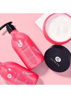 L LUSETA Luseta Keratin Shampoo and Conditioner Set Moisturizing Treatment for Dry Hair Smooth & Repair Damaged Hair for Women Sulfate Free 16.9 oz  - Image 5