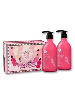 L LUSETA Luseta Keratin Shampoo and Conditioner Set Moisturizing Treatment for Dry Hair Smooth & Repair Damaged Hair for Women Sulfate Free 16.9 oz  - Image 1