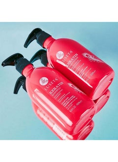 L LUSETA Luseta Keratin Shampoo and Conditioner Set Moisturizing Treatment for Dry Hair Smooth & Repair Damaged Hair for Women Sulfate Free 16.9 oz  - Image 2