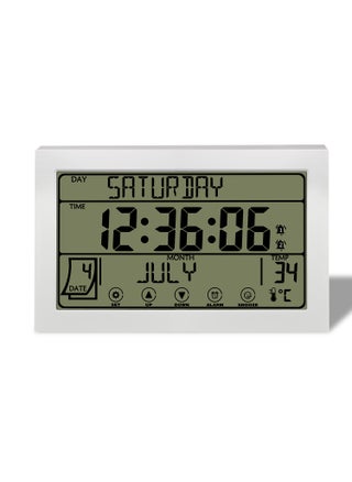 Multi-Language LCD Wall Clock with Full Week Display for Bedroom H164F White - pzsku/ZC714105946A93BC96AE1Z/45/1746185737/8fc7d86c-056b-4d27-a359-8595a131b36f