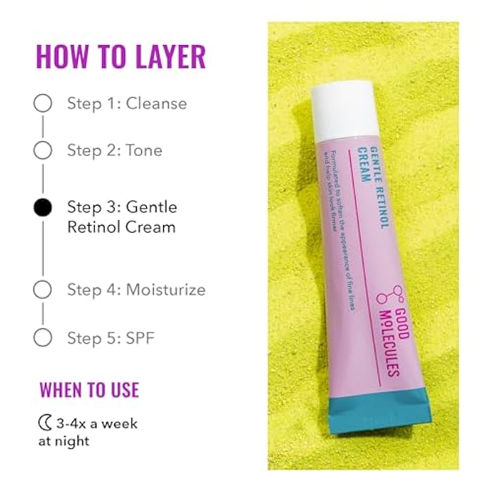 GOOD MOLECULES Gentle Retinol Cream, To Soften the Appearance Of Fine Lines And Help Skin Firmer (30ml) - Image 4