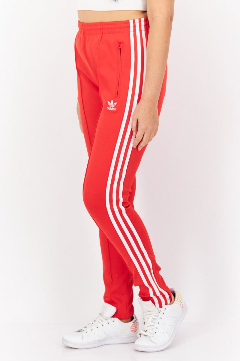adidas Originals Women Sportswear Fit Training Sweatpants, Red - Image 4