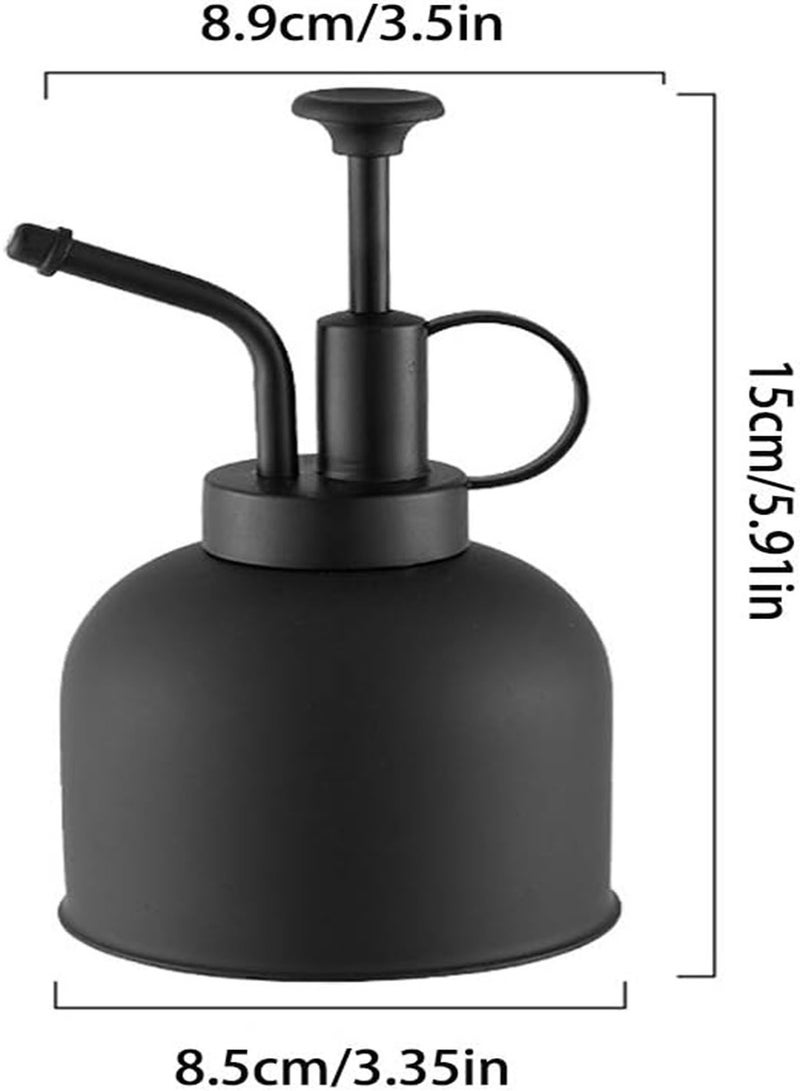 GGOOT Watering Spray Bottle,Plant Mister,Mist Spray Bottle,Mini Vintage Hand Plant Spritzer Watering Can with Top Pump for Indoor Windowsill Orchids Black - Image 5