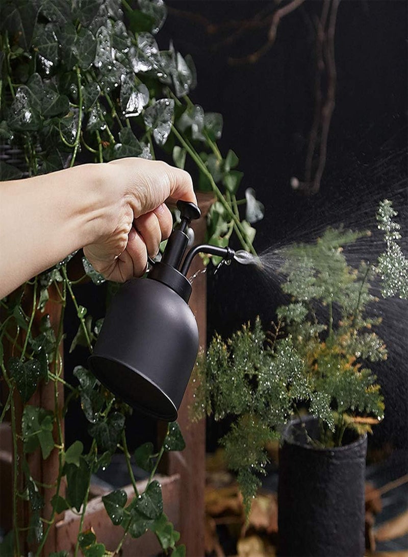 GGOOT Watering Spray Bottle,Plant Mister,Mist Spray Bottle,Mini Vintage Hand Plant Spritzer Watering Can with Top Pump for Indoor Windowsill Orchids Black - Image 4