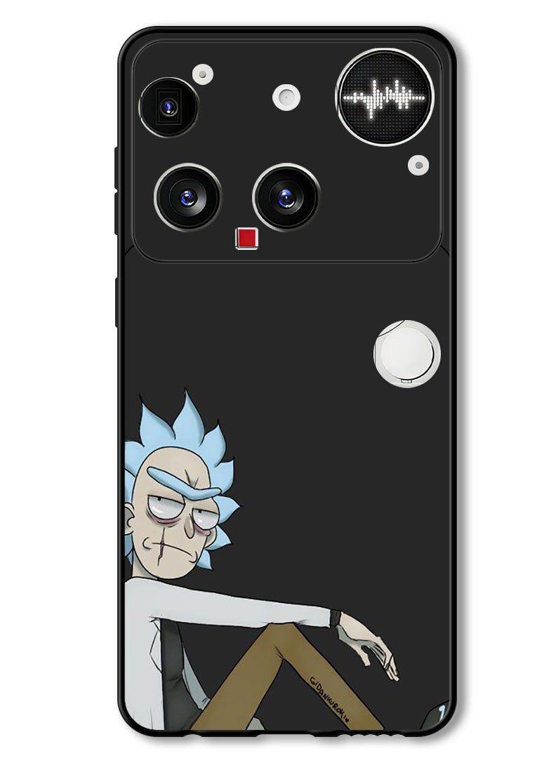 Theodor Case Compatible with Nothing Phone (3) 6.67 Inch Protection Shockproof Bumper Cover Rick - Image 1