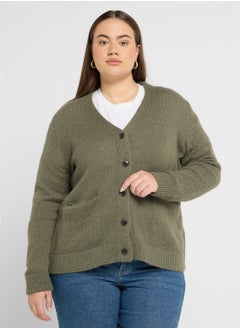 Pocket Detail Knitted Cardigan