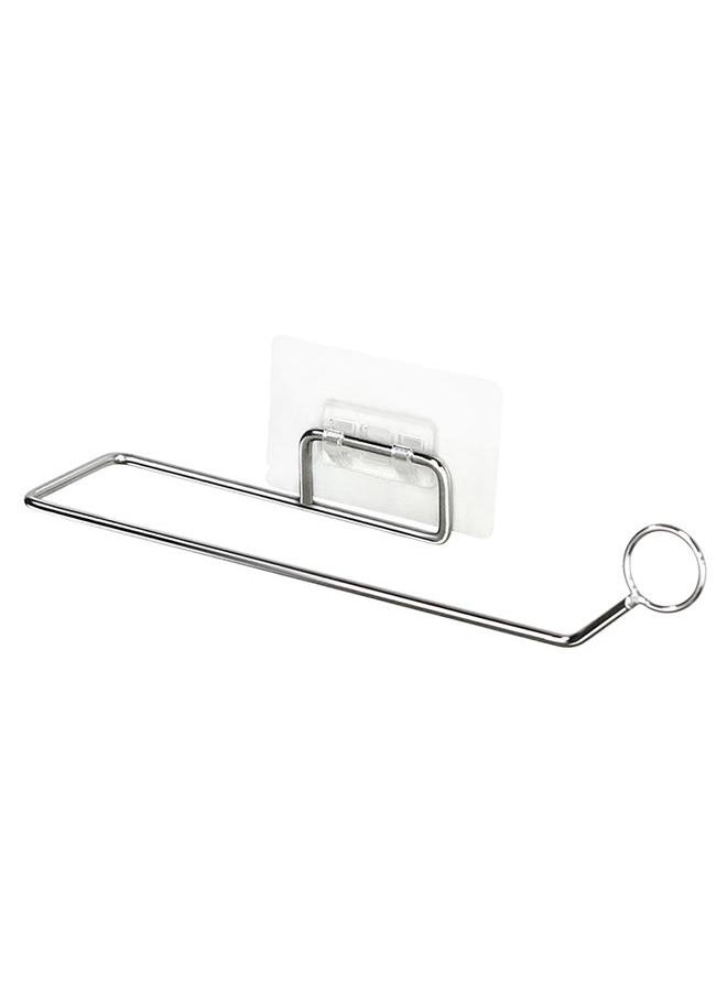 NIBEMINENT Bathroom Paper Towel Rack Wall Mount Dispenser No Drill Holder Stainless Steel for Kitchen  - Image 3