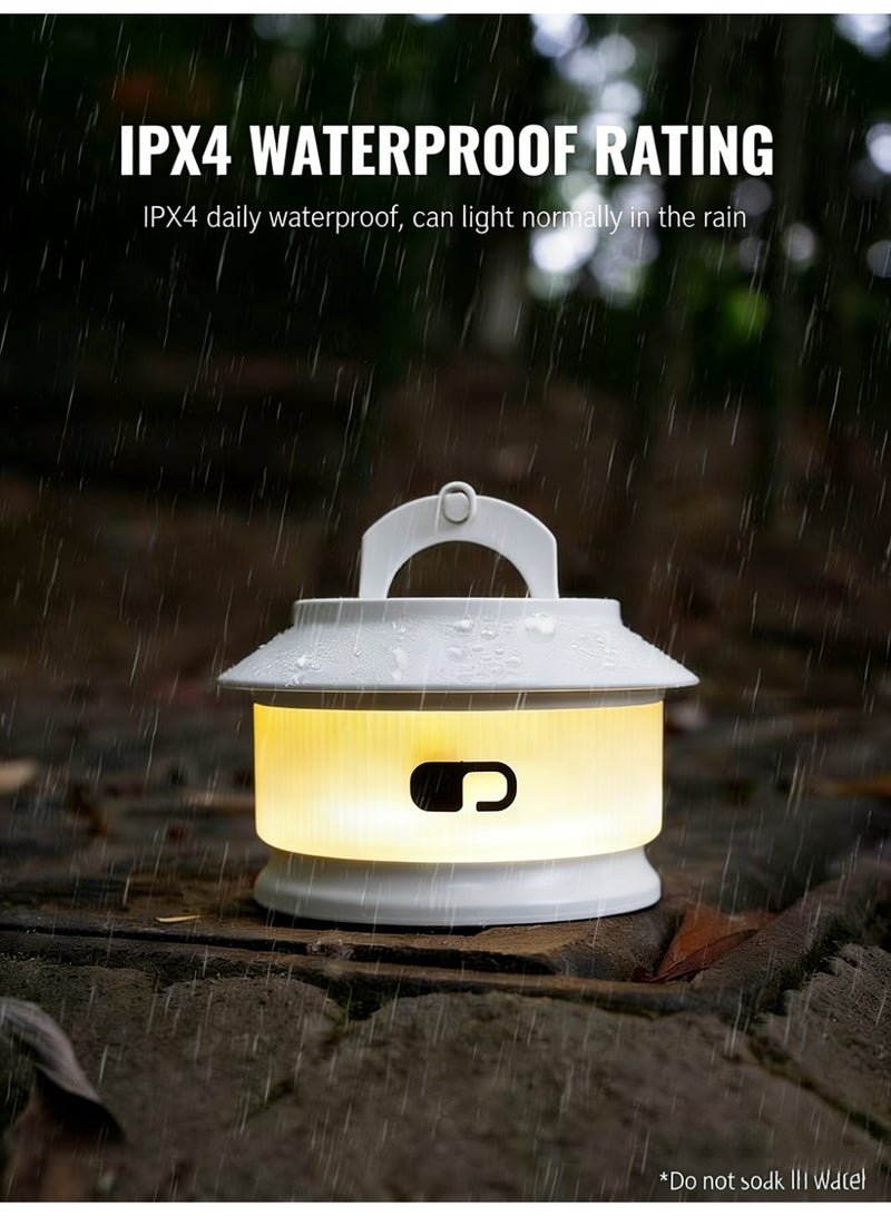 20-Meter LED String Light,Tent String Lights,Outdoor LED Atmosphere Light IPX4 Waterproof | USB Rechargeable Portable Storage Camping Lights, L - Image 4