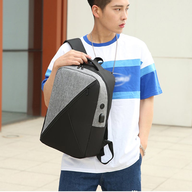 Set of 3 Laptop Backpack Large Capacity Business Daypack Portable Travel Commuting Bag with USB Charging Port Fit 15.6 Inch Laptops for Men Women Teenagers - Image 4
