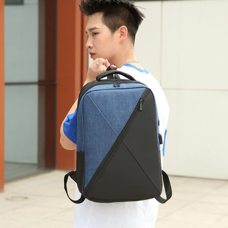 Set of 3 Laptop Backpack Large Capacity Business Daypack Portable Travel Commuting Bag with USB Charging Port Fit 15.6 Inch Laptops for Men Women Teenagers - Image 5