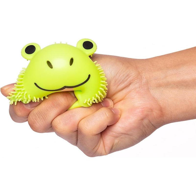 Cool Things Corp Light Up Squishy Puffer Toys for Kids, 4-Pack Bop-to-Glow Sensory Squishies, Soft Spiky Stress Relief Fidget Toys for Party Favors, Classroom Prizes, Goodie Bags & Basket Stuffers - Image 4