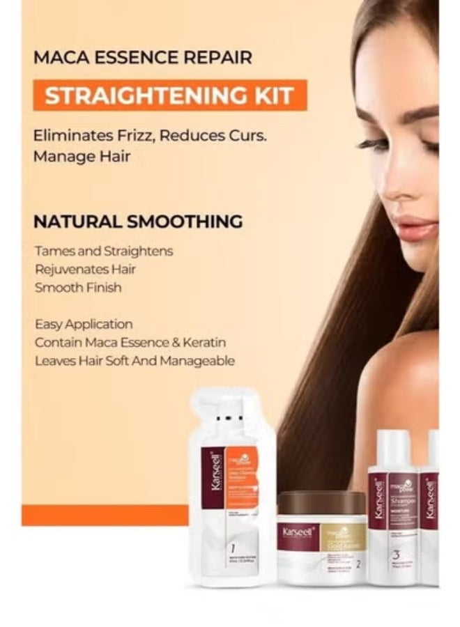 Karseell Keratin Hair Straightening Set – 12 Weeks Professional At-Home Treatment for Smooth, Straight & Frizz-Free Hair – Suitable for All Hair Types - Image 4