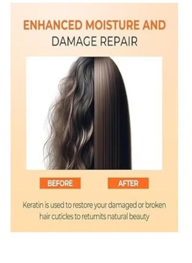 Karseell Keratin Hair Straightening Set – 12 Weeks Professional At-Home Treatment for Smooth, Straight & Frizz-Free Hair – Suitable for All Hair Types - Image 2