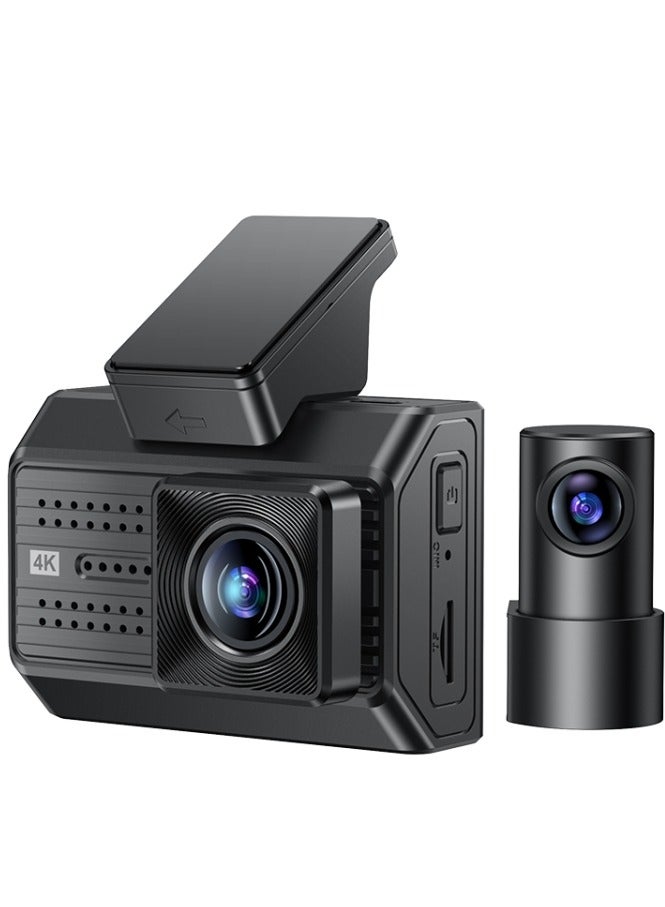 شاشة كبيرة بدقة 4K، تسجيل مزدوج أمامي وخلفي، مشغلات اهتزاز، مسجل قيادة - Image 1