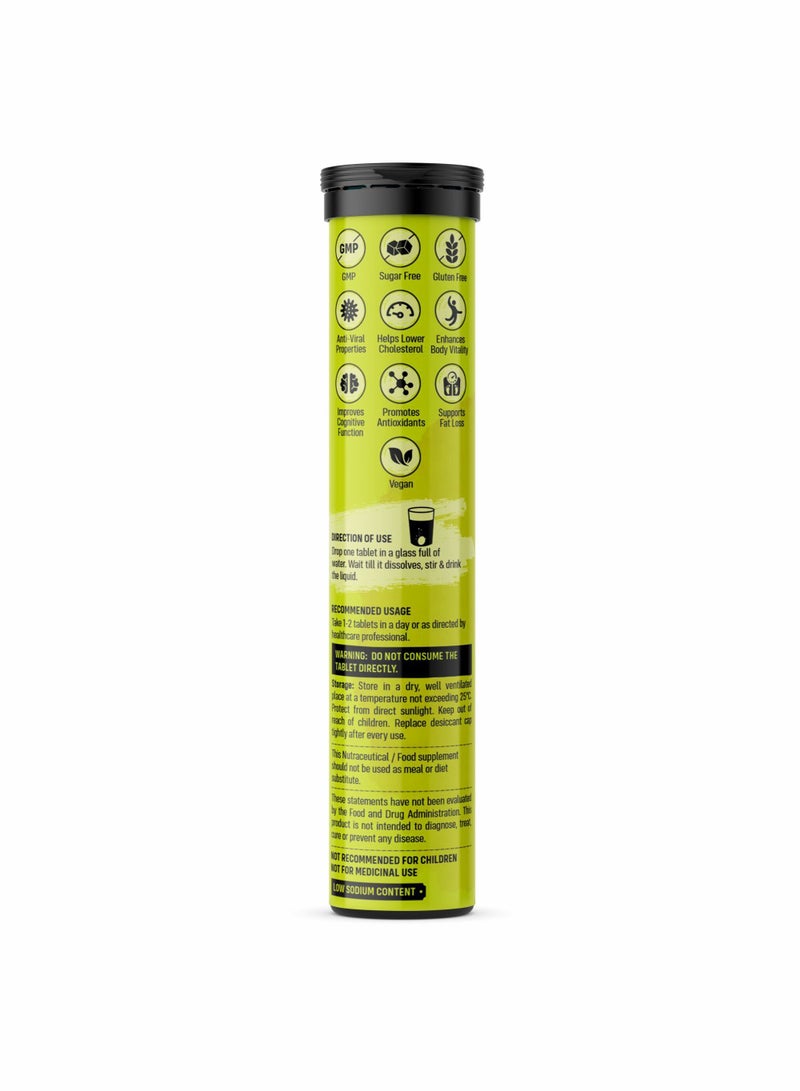 ماكولو قرص فوارة من Makalu Lean N Clean 100٪ شاي أخضر عضوي مضاد للأكسدة وإدارة الوزن (عبوة من 1) - Image 2