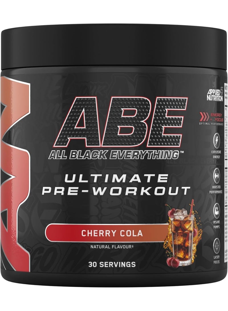 أبلايد نيوتريشن مكمل غذائي Abe Ultimate Preworkout بنكهة الكرز والكولا، 375 غرام، 30 - Image 1