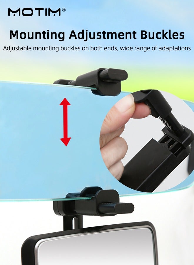 Motim Car Rear View Mirror Baby Safety Mirror, Safety First Mirror for Rear Facing Baby, Facing Child Seat, Adjustable Baby Car Mirror for Baby Back Seat Child Seats,  Wide Field of View, Shatterproof - Image 5