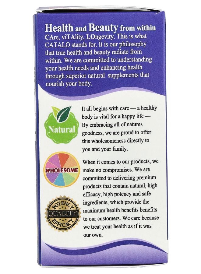 CATALO Bilberry Eye Bright Plus Lutein 60 Vegetarian Capsules - Image 2