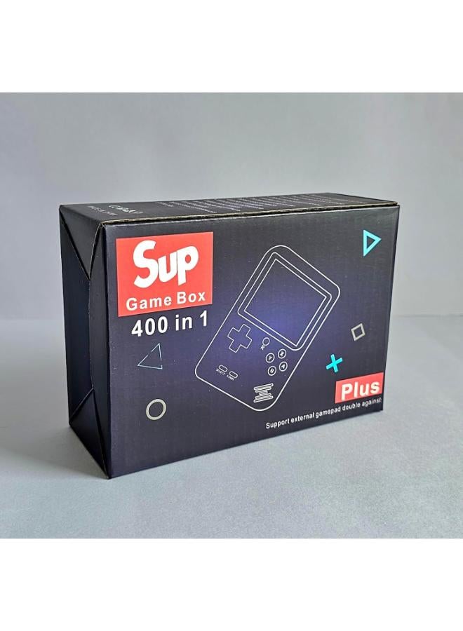 The Flair Store™ Sup 400 in 1 Retro Video Game Handheld Classical Game Play On TV, 400 Games Tank Mario, Contra, Aladin Box Console (White) - Image 3