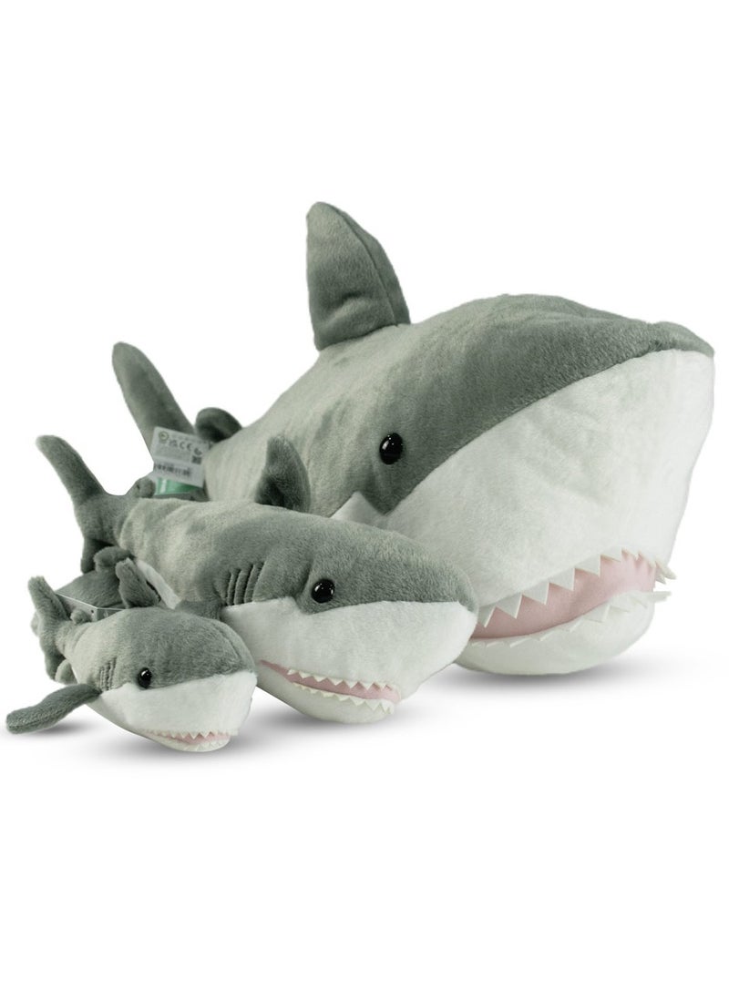 Shark Cuddly Plush Animal Soft Toys Cute Sea Creature Plushy Grey