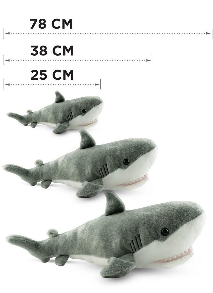 Shark Cuddly Plush Animal Soft Toys Cute Sea Creature Plushy Grey