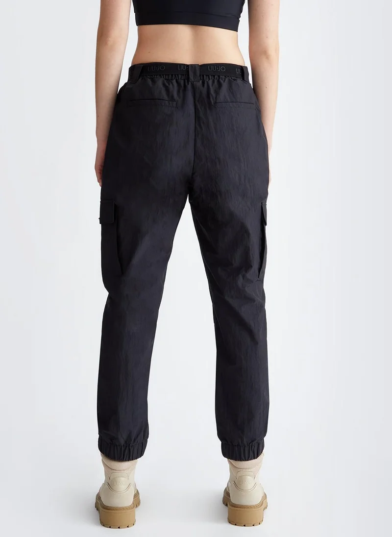 Liu Jo Nylon trousers with belt