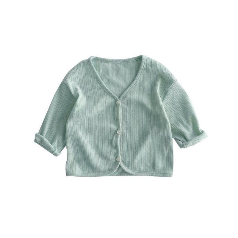 Baby Sun Protection Clothing, Summer Clothing, Infants And Young Children'S Breathable And Light Cardigans, Men'S And Women'S Baby Cardigans, Versatile Air-Conditioned Shirts - Image 5