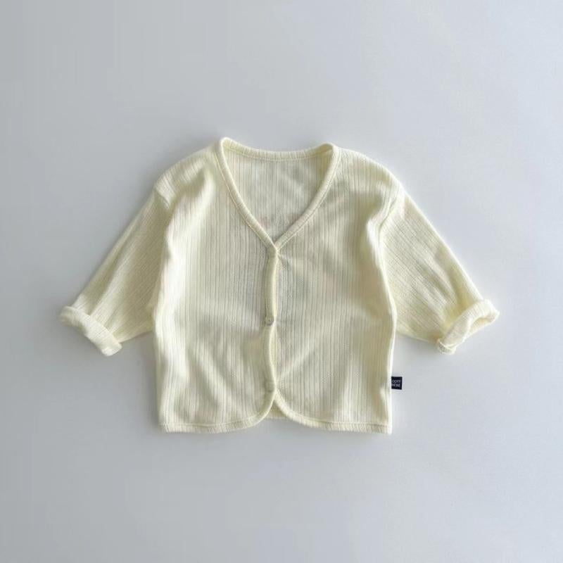 Baby Sun Protection Clothing, Summer Clothing, Infants And Young Children'S Breathable And Light Cardigans, Men'S And Women'S Baby Cardigans, Versatile Air-Conditioned Shirts - Image 1