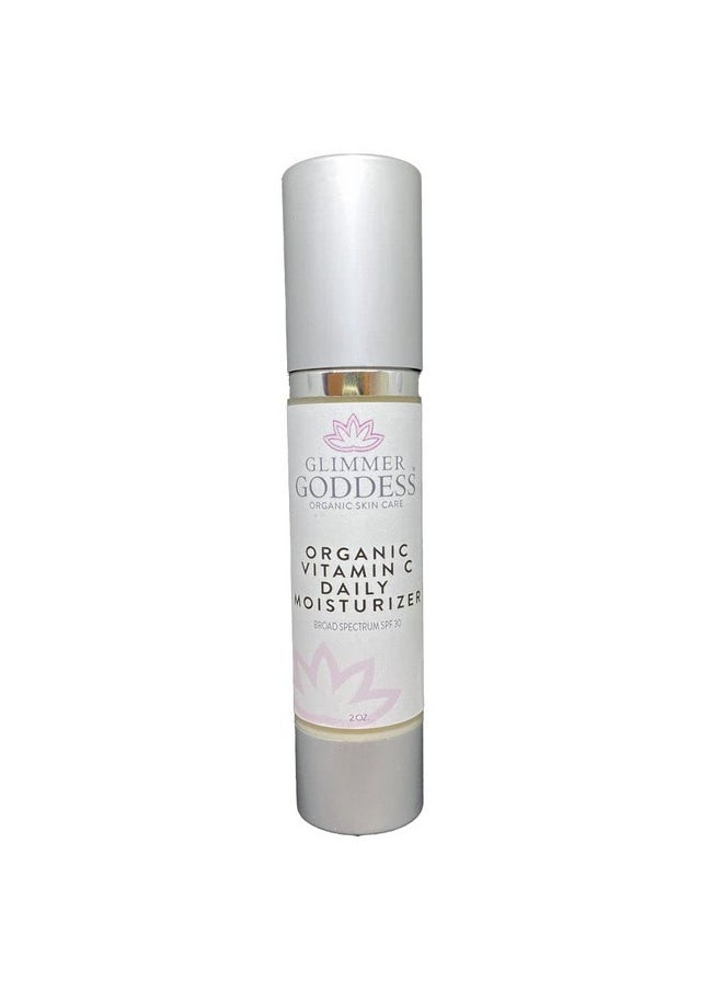 glimmer goddess - Organic Moisturizing Face Cream With Vitamin C And Sea Buckthorn 2 Oz Summer Version - Image 1