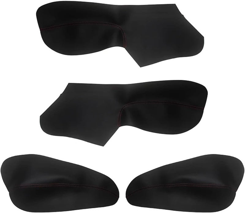 QASULER Microfiber Leather Door Armrest Cover for Peugeot 206 & Citroen C2 - Image 1