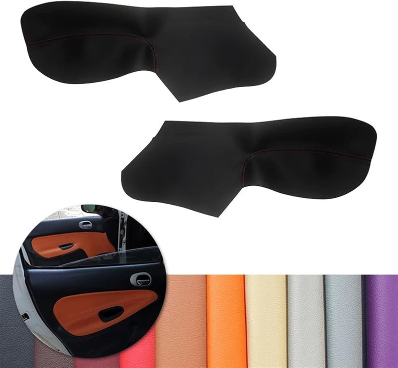 QASULER Microfiber Leather Door Armrest Cover for Peugeot 206 & Citroen C2 - Image 4