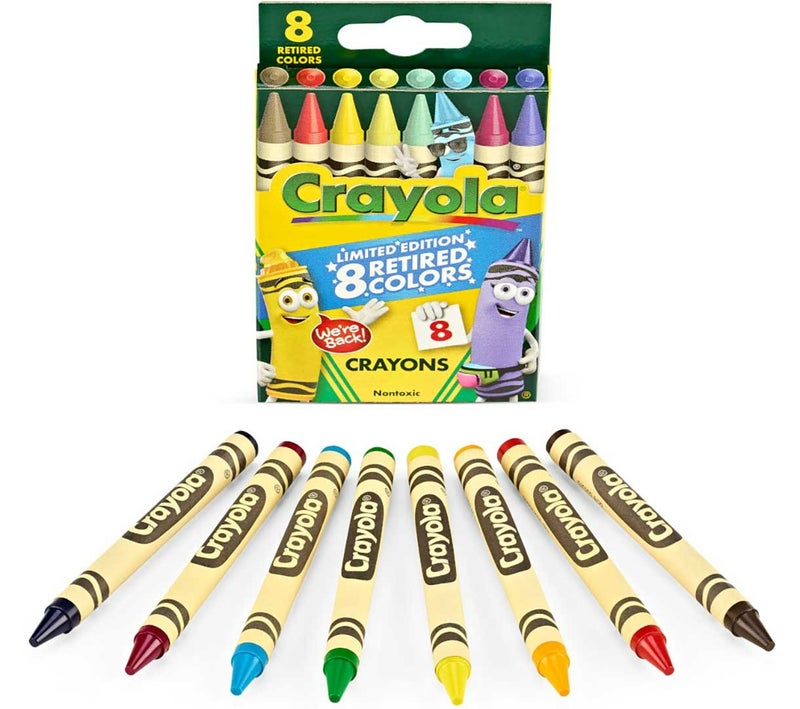 Crayola Crayons Limited Edition with 8 Retired Colors - Image 1