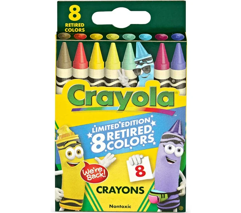 كرايولا Crayola Crayons Limited Edition with 8 Retired Colors