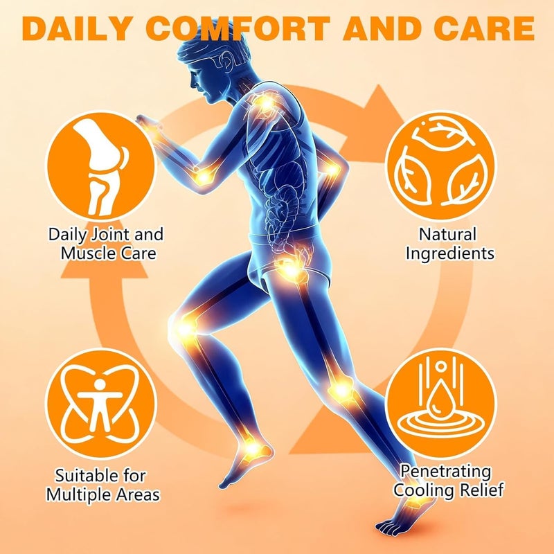 2Pcs Therawolf Neuro Balm, Joint & Muscle Soothing Cream, Natural Nerve & Joint Support Balm, Fast-Acting Herbal Formula for Tingling, Burning & Stiffness, Pain Relief, Daily Body Care - Image 3