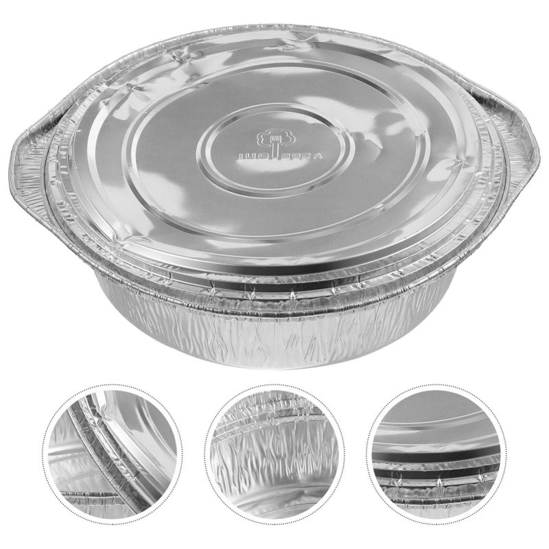 Food Grade Aluminum Foil Pot Lid Thickened for BBQ Grill Pan Camping Outdoor Cooking Picnic - Image 5