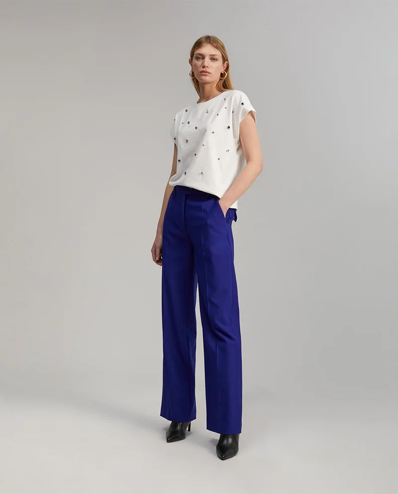 Lola Casademunt T-shirt with rhinestone detail