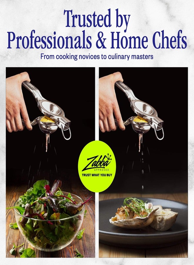 Nuvantee Innovee Group. 1 pack. Nuvantee Lemon Squeezer, Stainlees Steel Manual Citrus Press. Includes Lemon Recipes Ebook. Quality 18/10 - Image 5