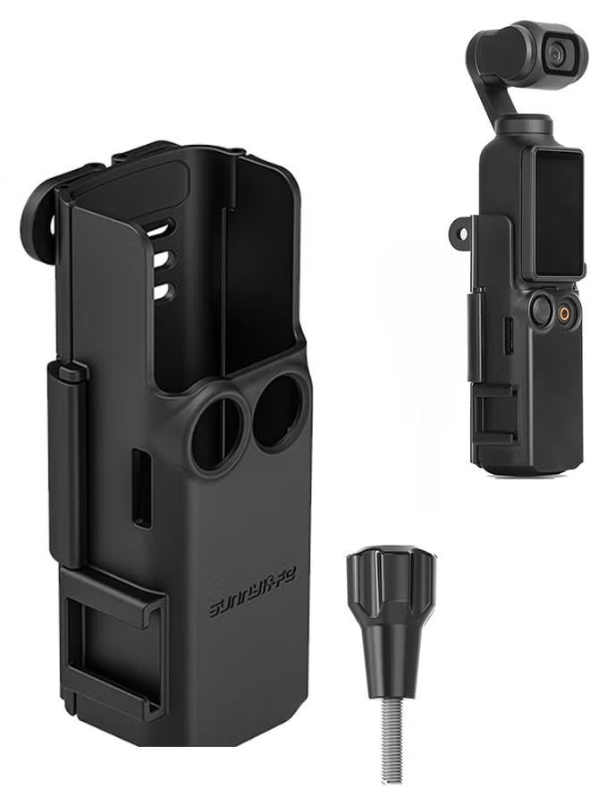 محول تمديد الكاميرا لDJI Osmo جيب 3 قفص حماية الأحذية الباردة مصابيح الميكروفون الثالوث حاملي حامل حامل الظهر الذاكرة الدراجة مقبض الرف الملحقات لOsmo جيوب 3 - Image 1