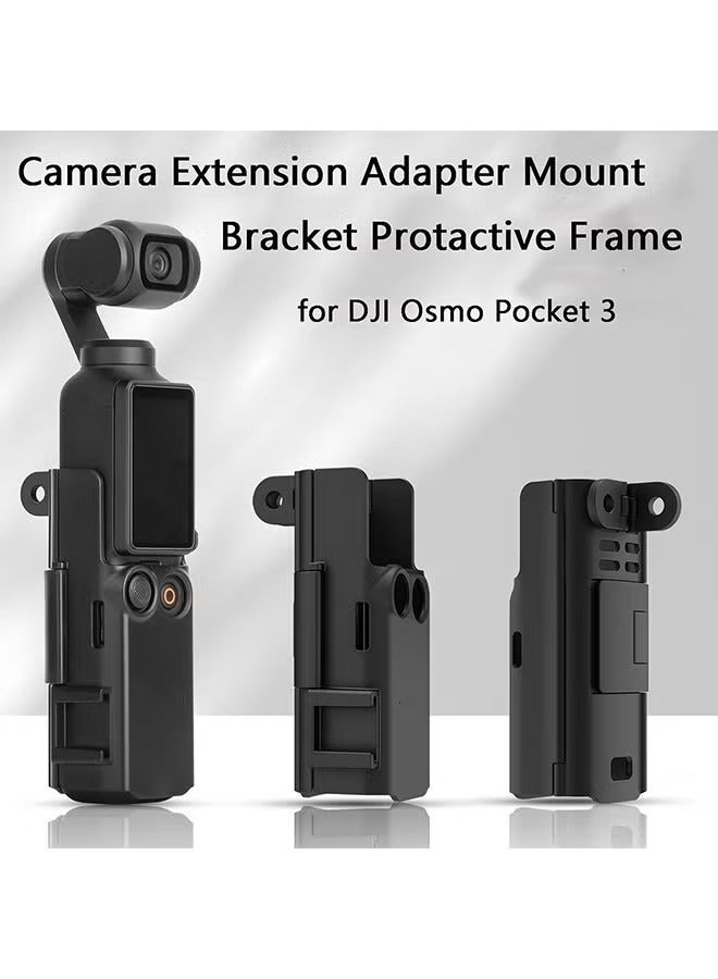 محول تمديد الكاميرا لDJI Osmo جيب 3 قفص حماية الأحذية الباردة مصابيح الميكروفون الثالوث حاملي حامل حامل الظهر الذاكرة الدراجة مقبض الرف الملحقات لOsmo جيوب 3 - Image 2
