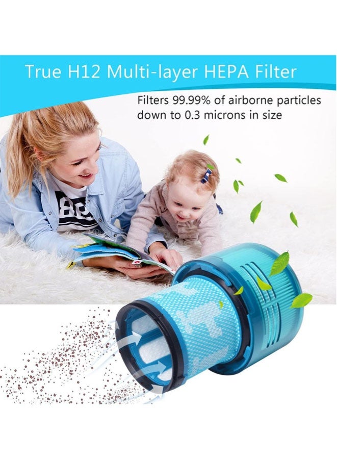 FASHION MANIA Vacuum Filter Replacement+Cleaning Brush for Dyson V15 ,V11 and SV14 Series - Image 4