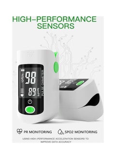 Ocean Finger Pulse Oximeter, Finger Clip Pulse Oximeter Monitor, Fingertip Pulse Monitor SpO2 for Outdoor Sports and Family, Pulse Rate Measurements and Finger Pulse Tester, Digital Reading LED Display  - Image 3