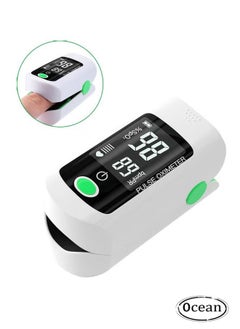 Ocean Finger Pulse Oximeter, Finger Clip Pulse Oximeter Monitor, Fingertip Pulse Monitor SpO2 for Outdoor Sports and Family, Pulse Rate Measurements and Finger Pulse Tester, Digital Reading LED Display  - Image 1