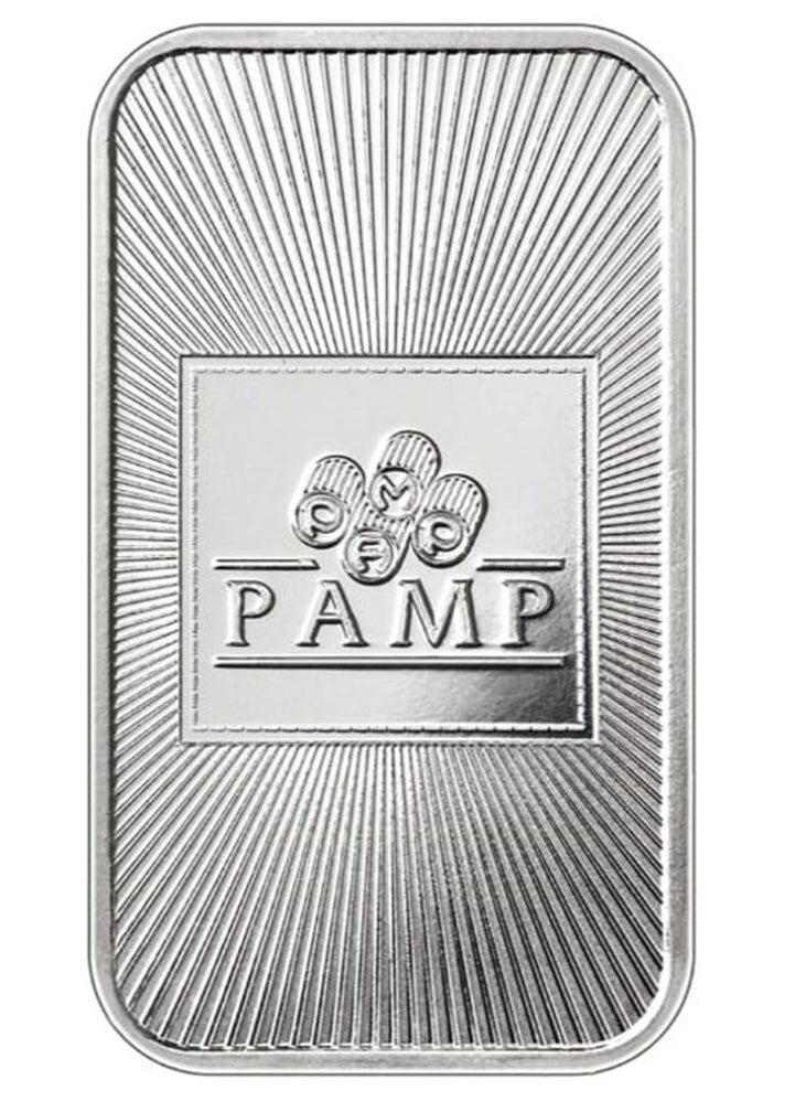 PAMP Swiss Silver Pamp Bar, 1 Ounce - Image 1