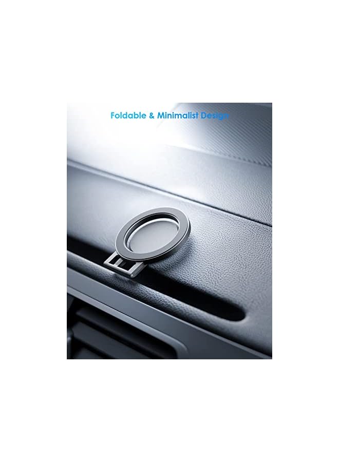 KASTWAVE Phone Mount for MagSafe, Magnetic Dashboard Phone Holder for Car, All Metal Design, Fit for Magsafe iPhone 14 13 12 Pro/Max/Mini/Plus MagSafe Case (Grey)  - Image 3