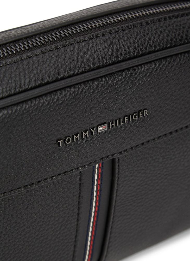 TOMMY HILFIGER Metal Logo Pebble Grain Pouch - Image 3