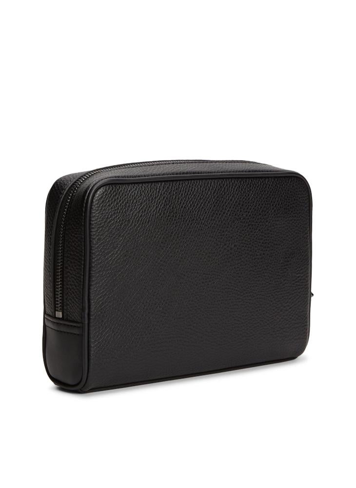 TOMMY HILFIGER Metal Logo Pebble Grain Pouch - Image 2