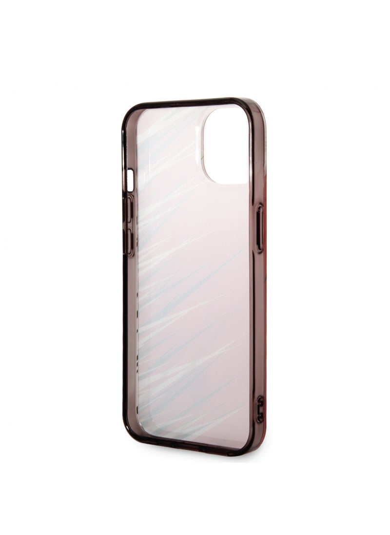Ferrari - Ferrari PC/TPU Case With Double Layer Grass Print For iPhone 14 - Red [ FEHCP14SYPER ] - Image 1